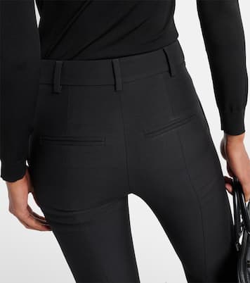Pantaloni regular in Crêpe Couture | Valentino
