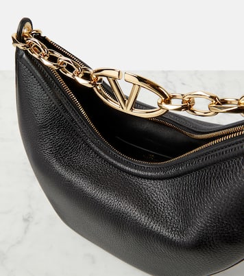  VLogo Moon Small leather shoulder bag | Valentino Garavani