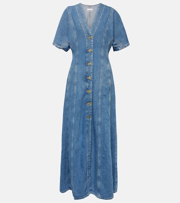 Robe longue en jean | Ganni