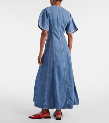 Robe longue en jean | Ganni