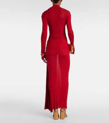 Maxikleid aus Lamé | Aya Muse