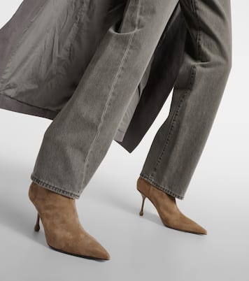 Bottines Cycas 80 en daim | Jimmy Choo