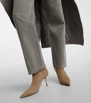 Bottines Cycas 80 en daim | Jimmy Choo