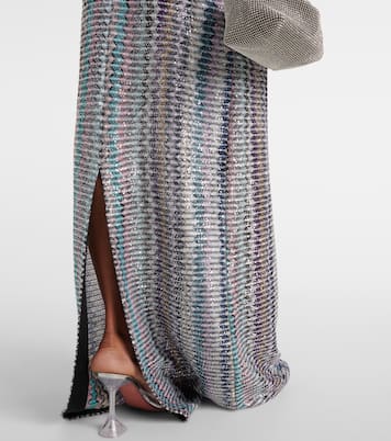 Abito lungo a zig-zag con paillettes | Missoni