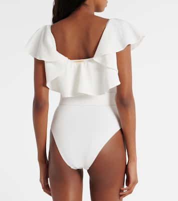 Chantal ruffled swimsuit | Alexandra Miro