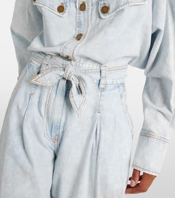 Jeans a vita alta a gamba larga | Zimmermann
