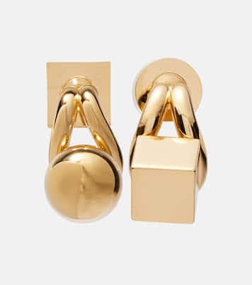 Les Boucles Nodo asymmetric drop earrings | Jacquemus