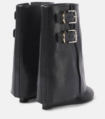 Bottines Shark Lock Buckles en cuir | Givenchy