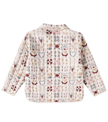 Clara printed quilted coat | Rylee + Cru