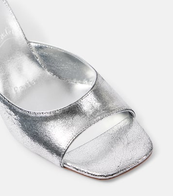 Condora 55 metallic leather mules | Christian Louboutin