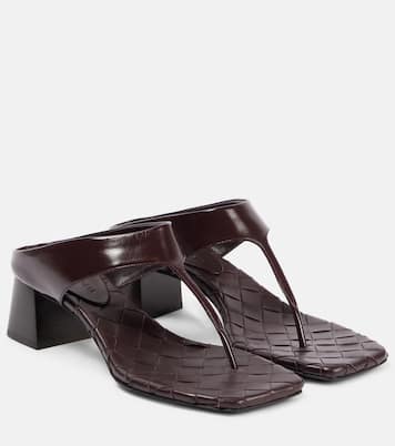 Marella 45 leather thong sandals | Bottega Veneta