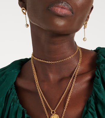 Ohrringe Chloé Snake mit Zierperlen | Chloé