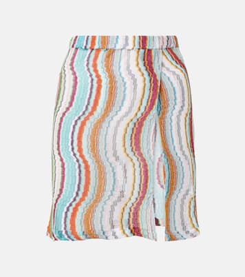 Minigonna in lamé con stampa | Missoni