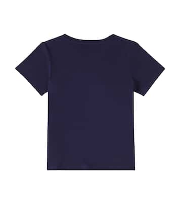 Camiseta en jersey de algodón estampada | Gucci Kids