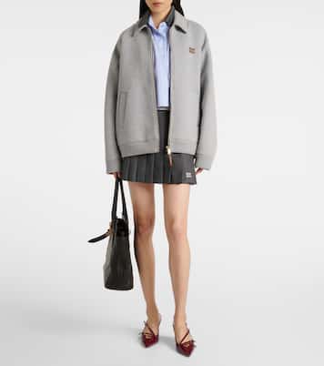 Cropped-Hemd aus Baumwolle | Miu Miu