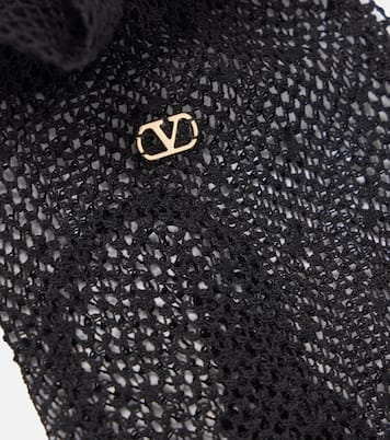 Gants VLogo Signature en tulle | Valentino