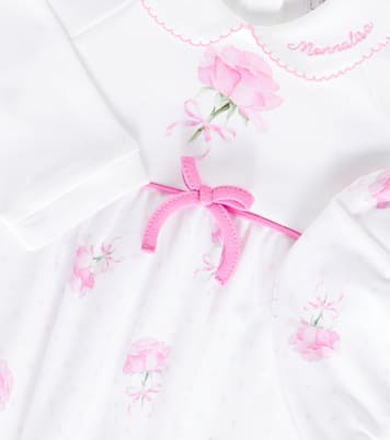 Baby Set aus Strampler und Mütze | Monnalisa