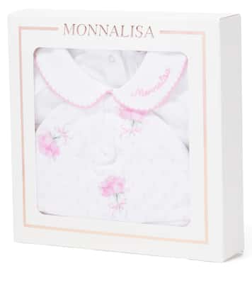Baby Set aus Strampler und Mütze | Monnalisa