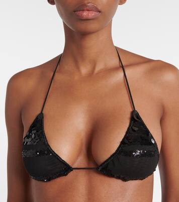 Bikini a righe con paillettes | Oséree
