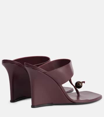 Sandali con zeppa 90 in pelle | Etro