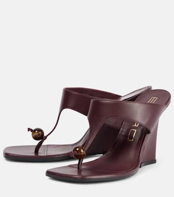 Sandali con zeppa 90 in pelle | Etro