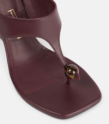 Sandali con zeppa 90 in pelle | Etro