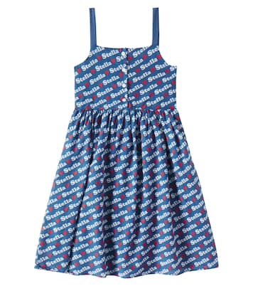 Bedrucktes Kleid aus Baumwolle | Stella McCartney Kids