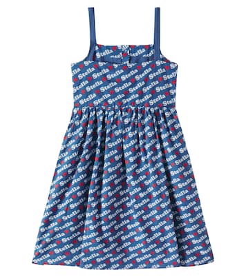 Bedrucktes Kleid aus Baumwolle | Stella McCartney Kids