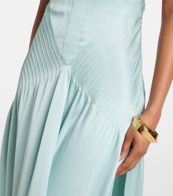 Abito lungo in raso di seta | Tom Ford