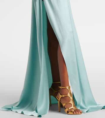 Abito lungo in raso di seta | Tom Ford