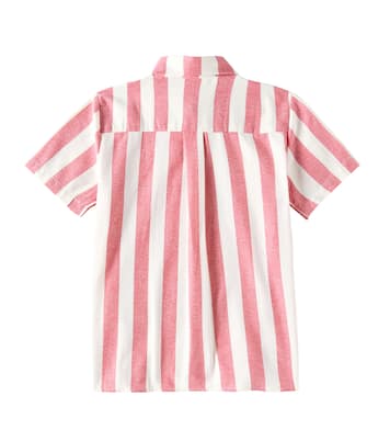 Camicia Maxi in cotone a righe | Fábula