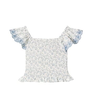 Top Zayla en coton à fleurs | Rylee + Cru