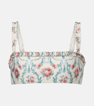 Top de bikini Olmo Mosqueta estampado | Agua by Agua Bendita