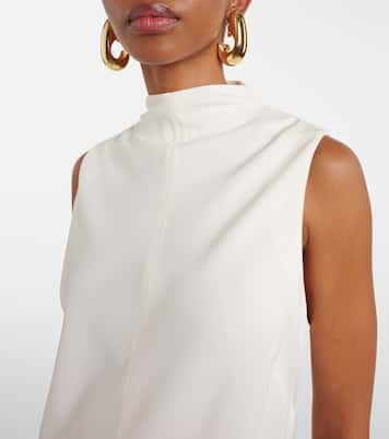 Robe longue Araya en crêpe | Staud