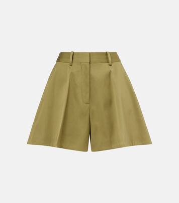 Shorts in gabardine di cotone e seta | Loewe