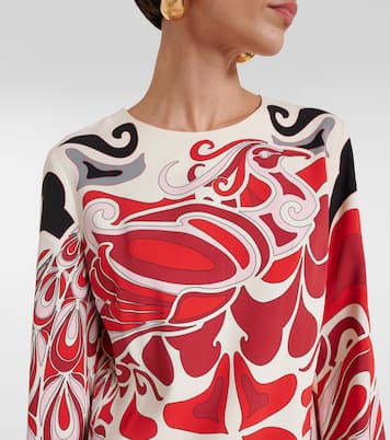Mini Supremes printed satin minidress | La DoubleJ