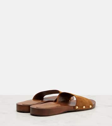 Mules Riviera en daim | Gianvito Rossi