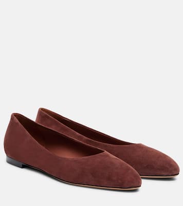 Lavinia suede ballet flats | Paris Texas