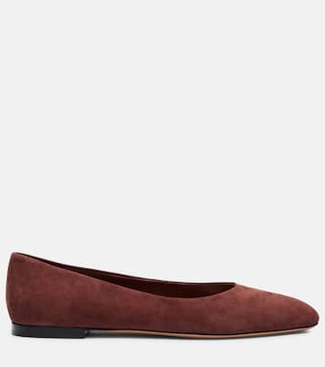 Lavinia suede ballet flats | Paris Texas