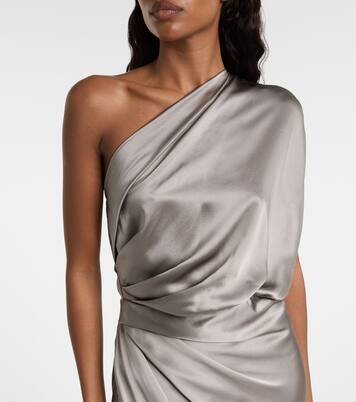 Draped silk satin gown | The Sei