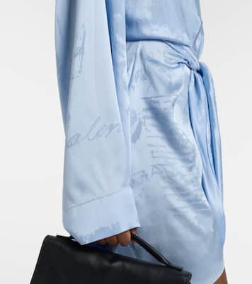 Vestido envolvente de seda | Balenciaga