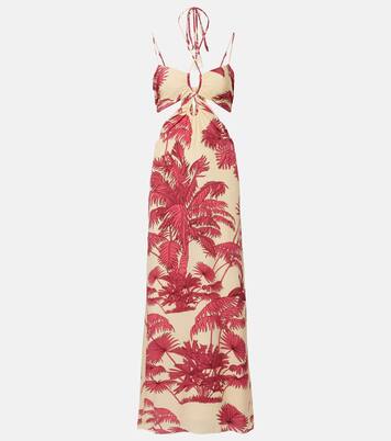 Andalusian Rhythms printed silk maxi dress | Johanna Ortiz
