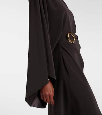 Joya satin twill midi dress | Joseph