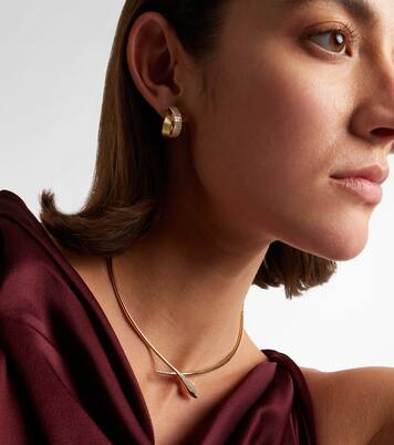Choker Snake aus 14kt Gelbgold mit Diamanten | Sydney Evan