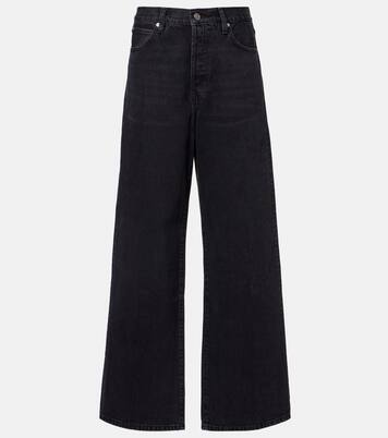 The Collegiate mid-rise wide-leg jeans | Frame