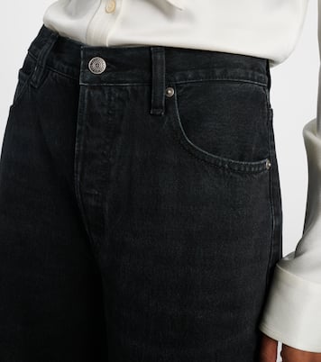 The Collegiate mid-rise wide-leg jeans | Frame