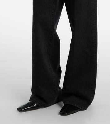 The Collegiate mid-rise wide-leg jeans | Frame