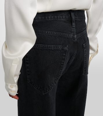 The Collegiate mid-rise wide-leg jeans | Frame