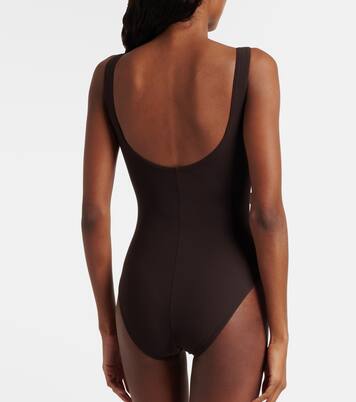 Lenora bow-detail swimsuit | Karla Colletto