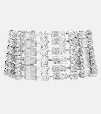 Crystal-embellished bracelet | Self-Portrait